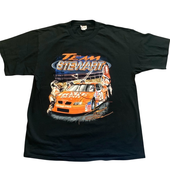 Vintage 2000 Chase Authentics Tony Stewart NASCAR Double Sided T-Shirt XL - Picture 1 of 11